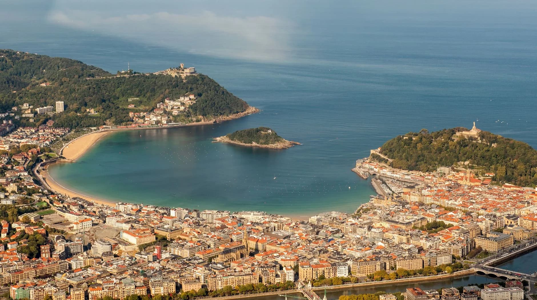 San Sebastián — La Concha bay in San Sebastián