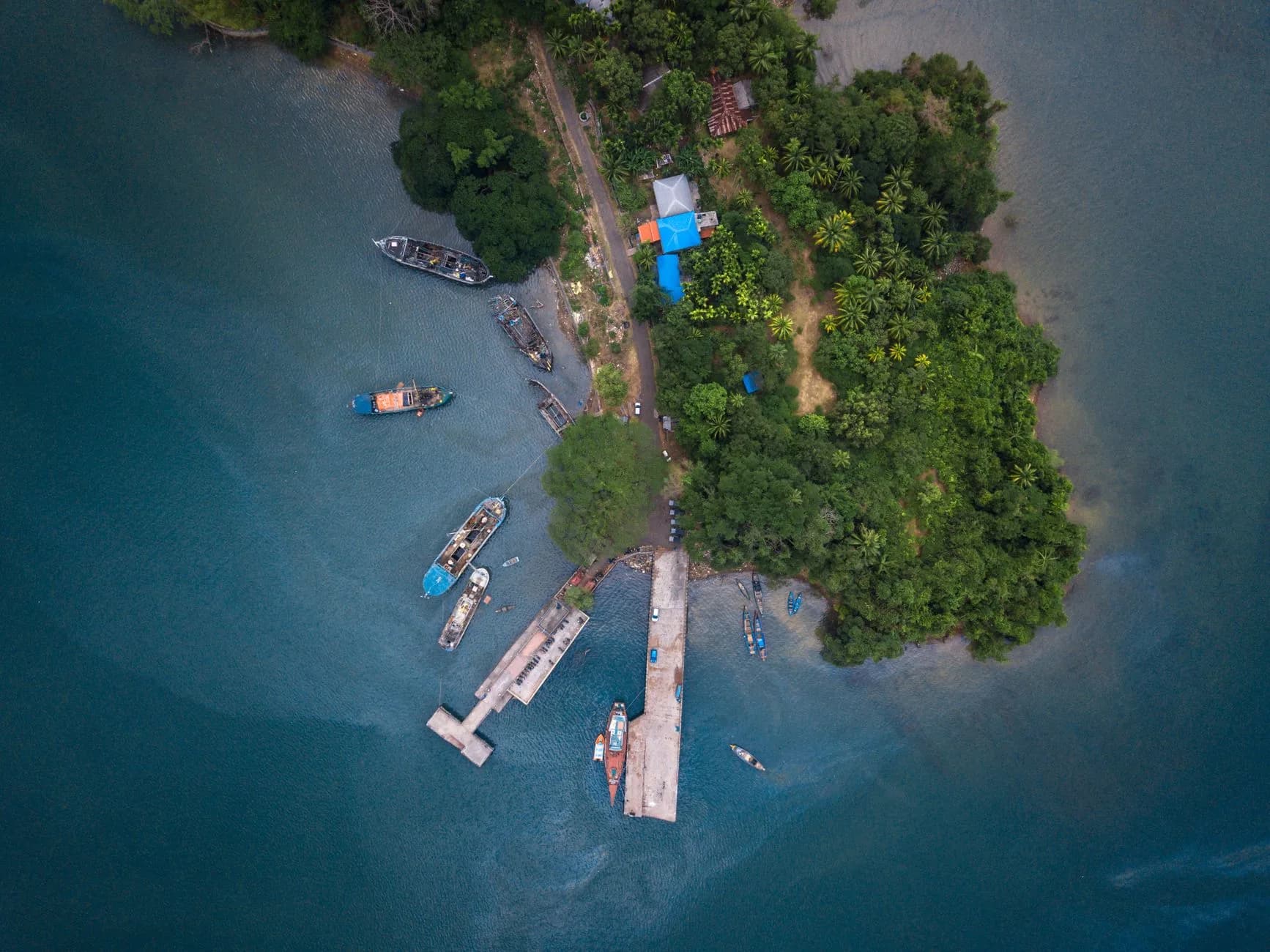 Port Blair — The Andaman coastline near Port Blair