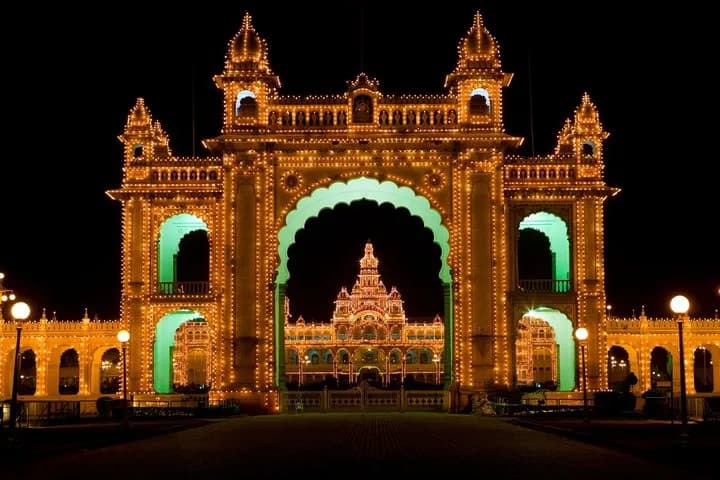 Mysore is a stunning city by day, but its beauty is amplified by night — photo 5