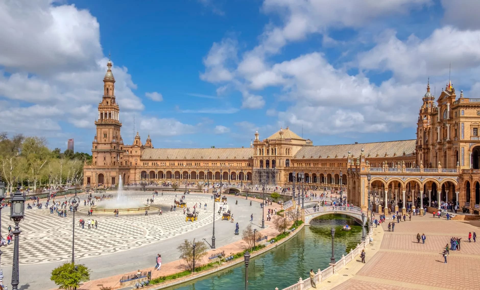 Seville — The Plaza de España in Seville