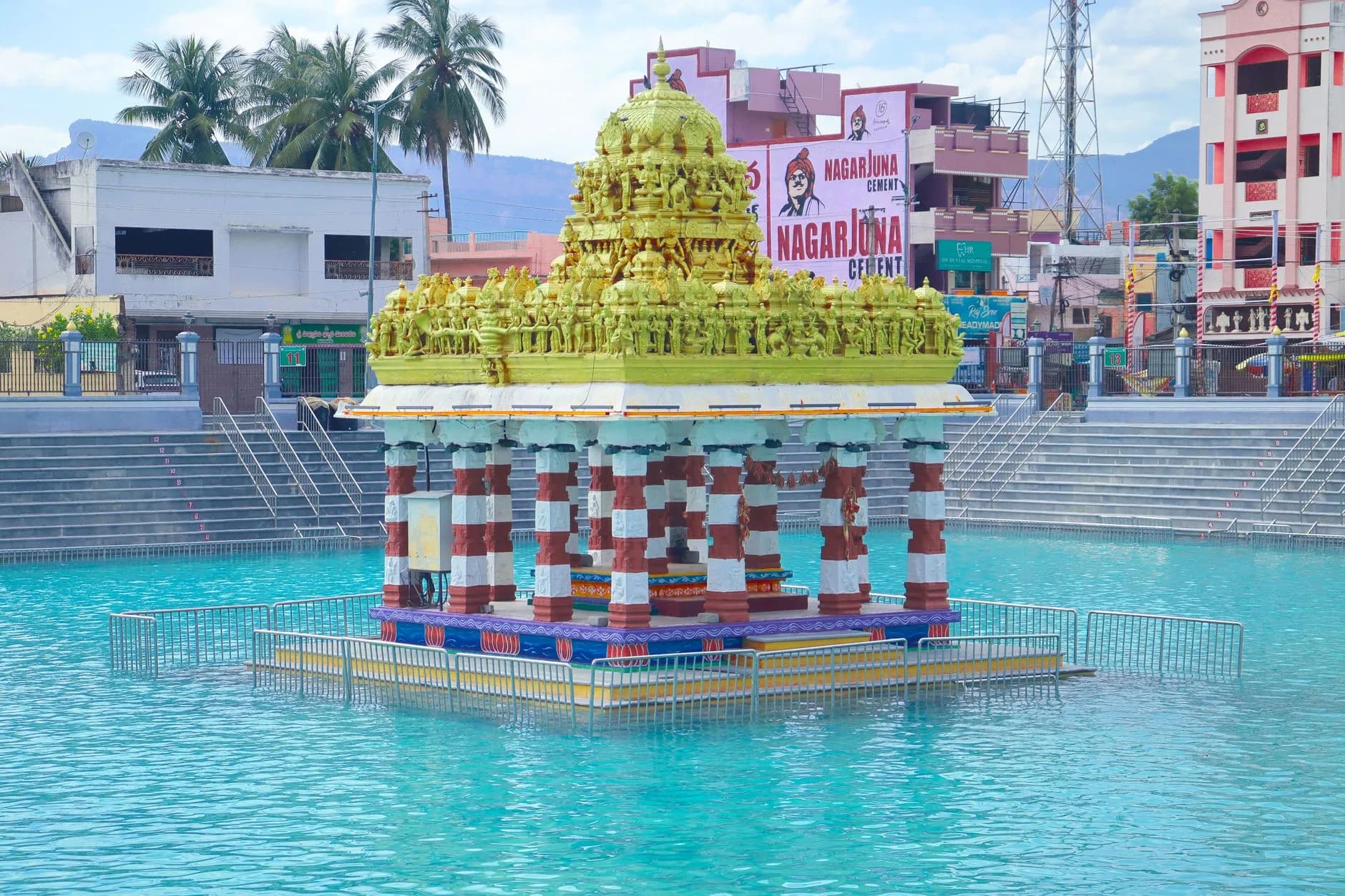 Madurai — The towering gopurams of Meenakshi Temple, Madurai
