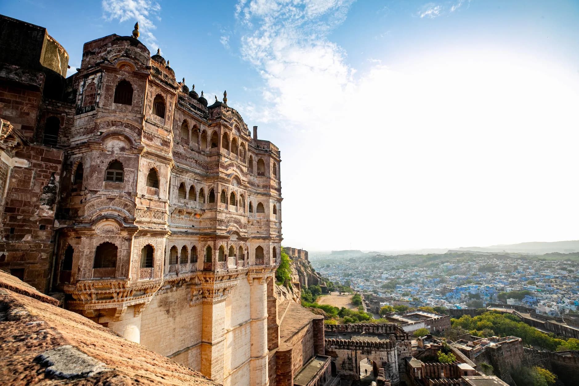 Jodhpur — The blue city below Mehrangarh Fort, Jodhpur