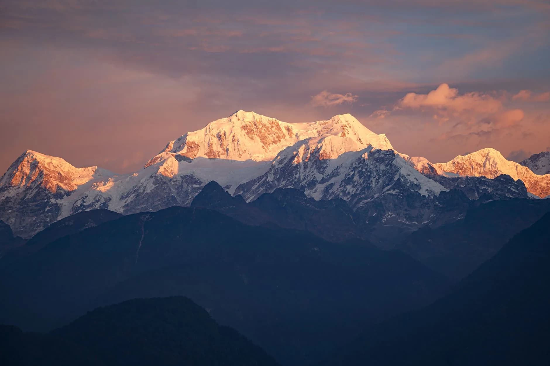 Pelling — Kanchenjunga seen from Pelling, Sikkim