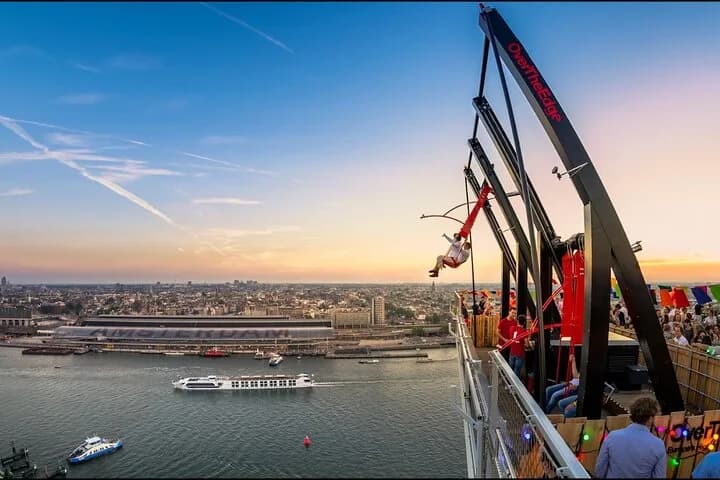 Adam Lookout Amsterdam with drinks and Eye Filmmuseum Ticket — second photo