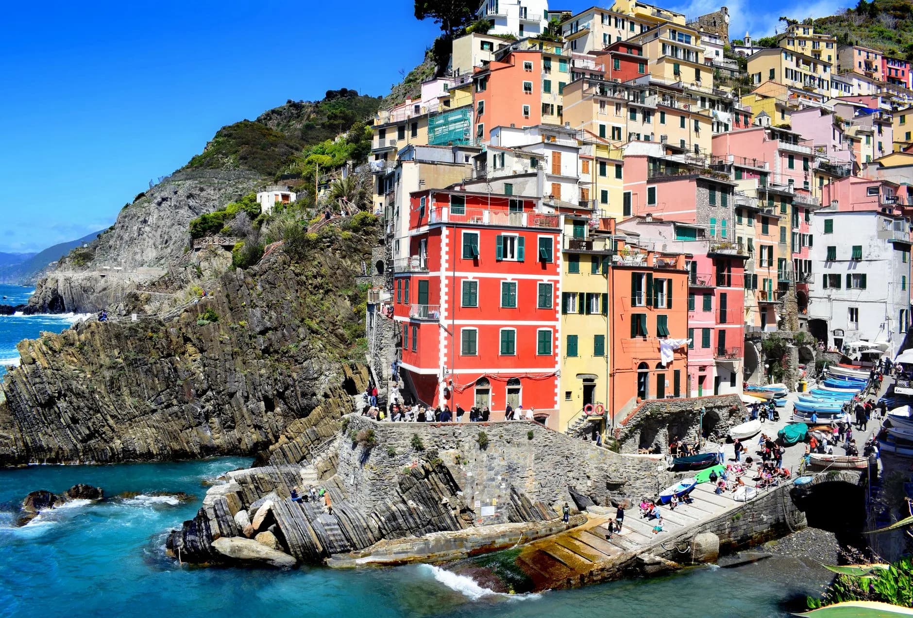 Cinque Terre — The coloured houses of the Cinque Terre