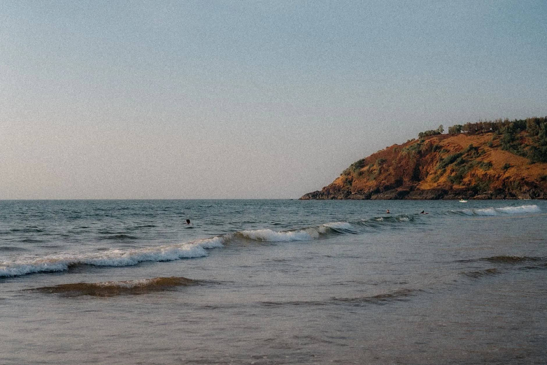 Gokarna — A quiet crescent beach at Gokarna