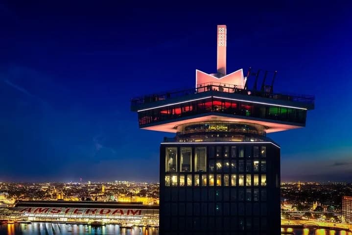 Adam Lookout Amsterdam with drinks and Eye Filmmuseum Ticket — photo 4