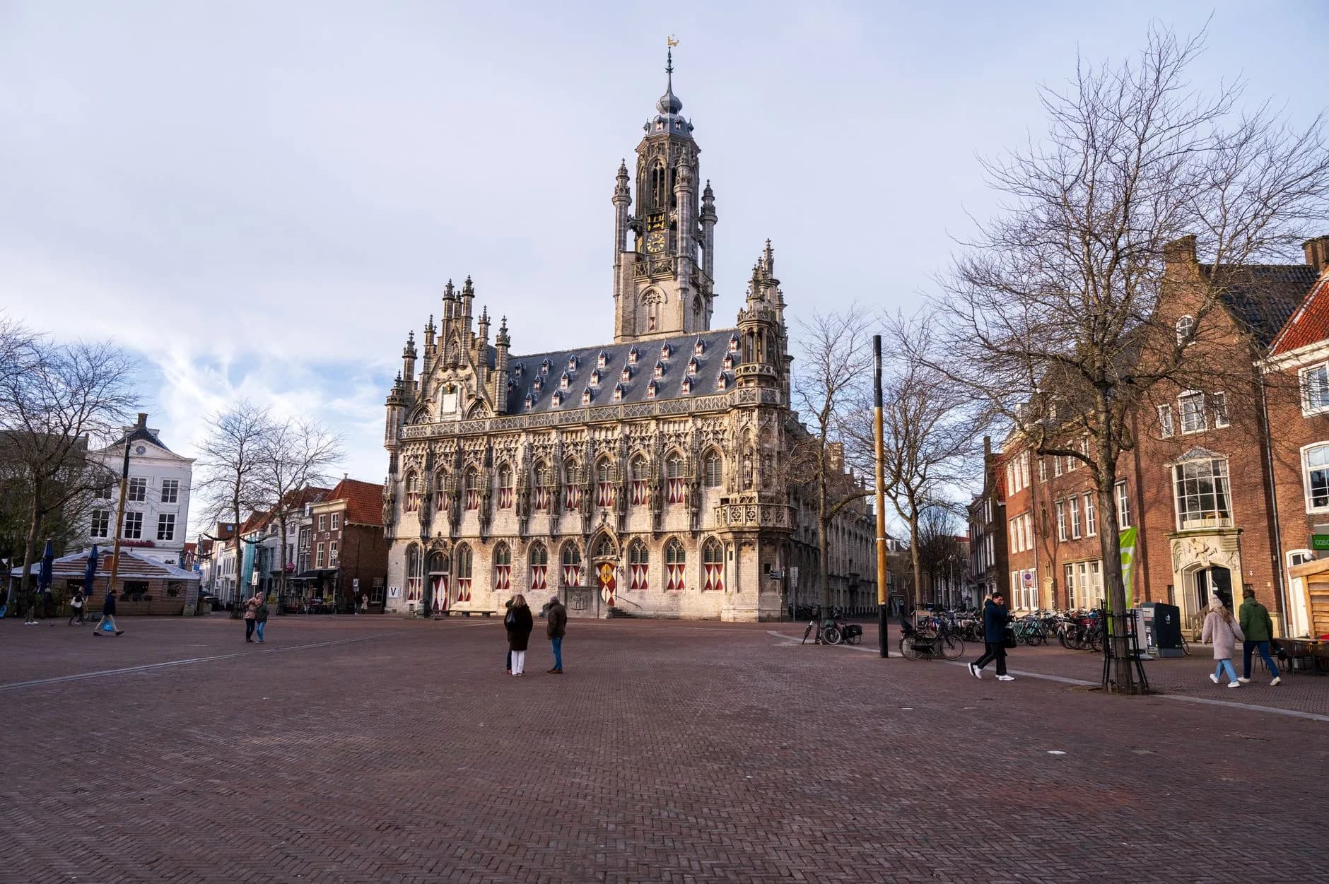 Gouda — Gouda's market square and Gothic town hall