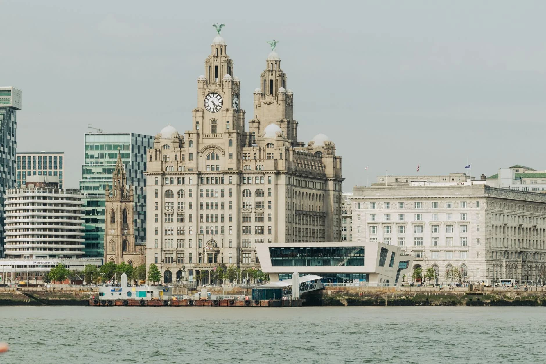 Liverpool — Liverpool's waterfront and the Liver Building