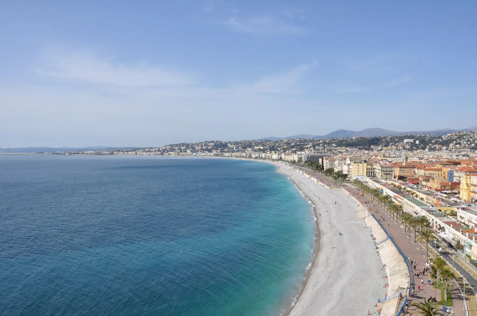 Nice — The Promenade des Anglais and Baie des Anges, Nice